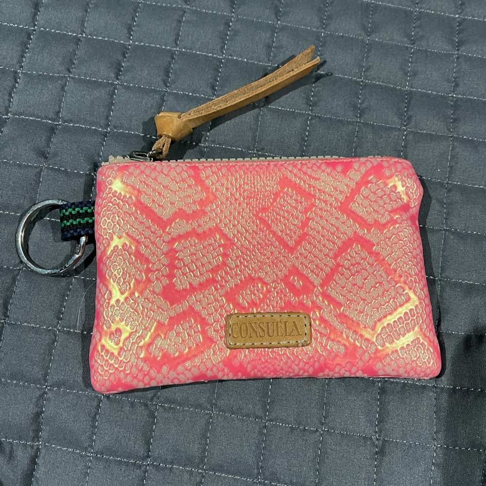 Consuela teeny pouch. Brand new no tags. Cool snake like pattern